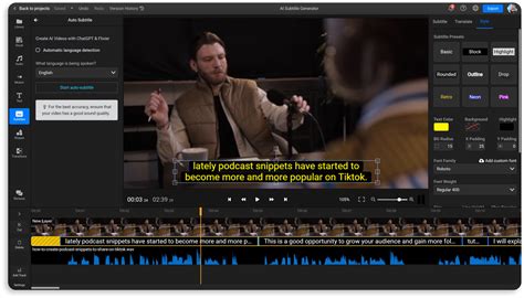 video editor online free with subtitles